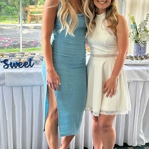 Blue hello molly dress